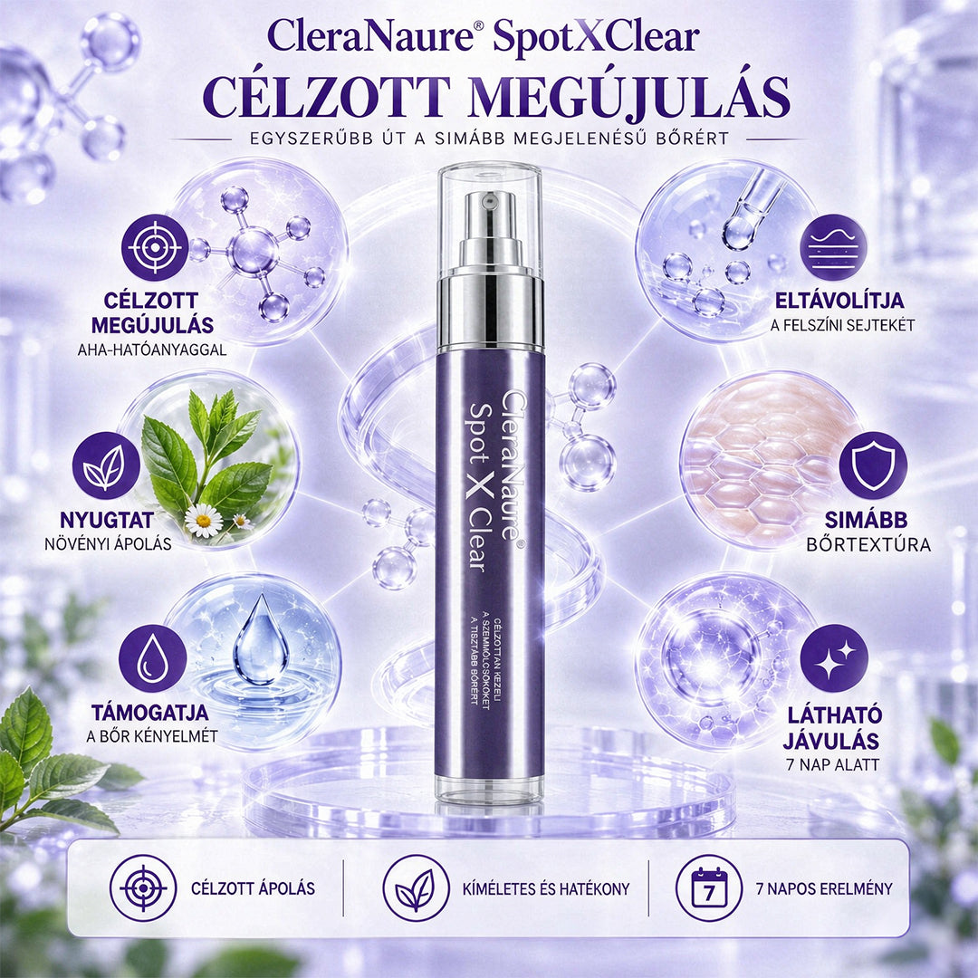 CleraNaure® SpotXClear Advanced Skin Precision Serum – Haladó precíziós bőrszérum