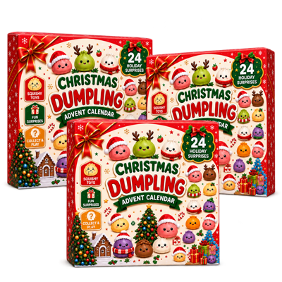 đ
CHRISTMAS SPECIAL | 24 Days of Mini Squishies â Cute 2026 Advent Calendar with Daily Dumpling Surprises