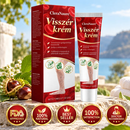 CleraNaure® visszérkezelő krém