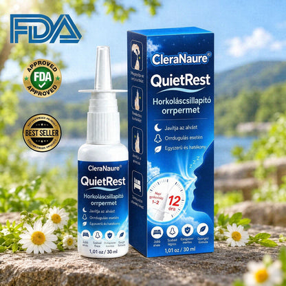 CleraNaure® QuietRest horkoláscsökkentő orrspray