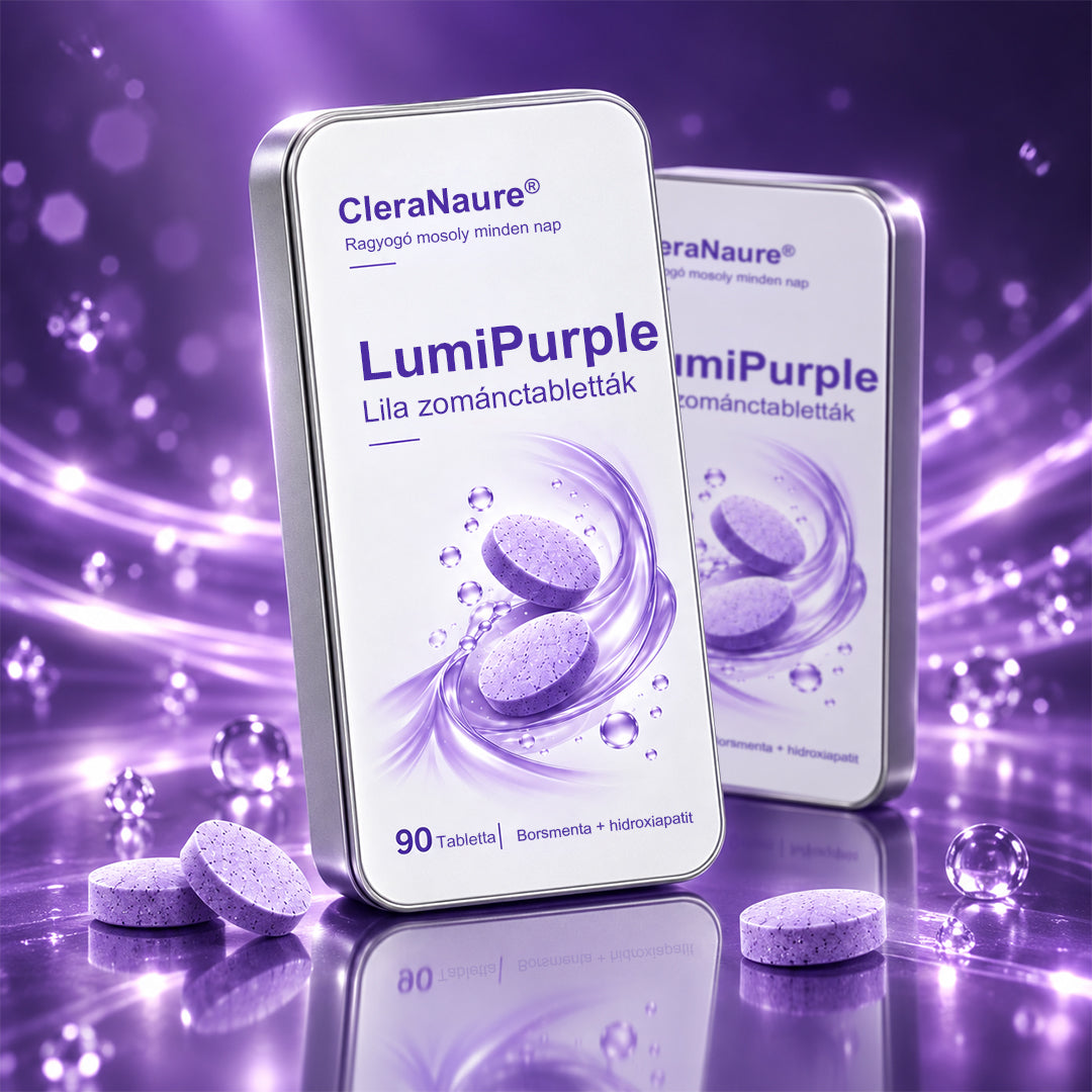 CleraNaure® LumiPearl Lila Zománctabletták
