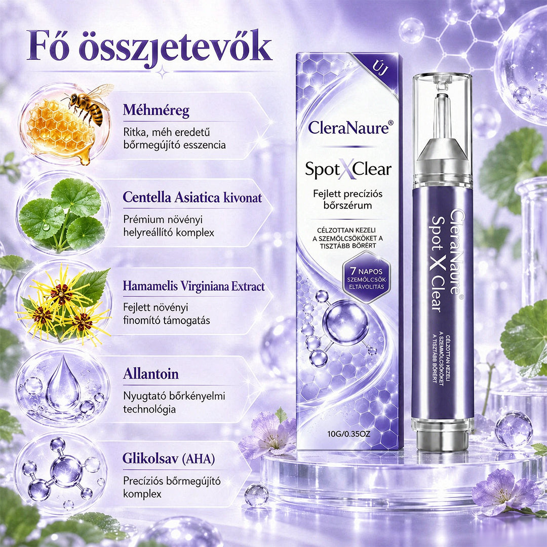 CleraNaure® SpotXClear Advanced Skin Precision Serum – Haladó precíziós bőrszérum