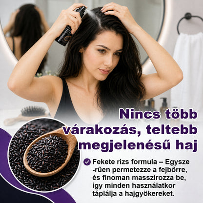CleraNaure® Fekete rizs és vöröshagyma hajnövekedést támogató spray