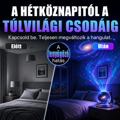 🫧CleraNaure® Új generációs intelligens éjszakai fényprojektor – Dinamikus 5D holografikus látvány HD-minőségben