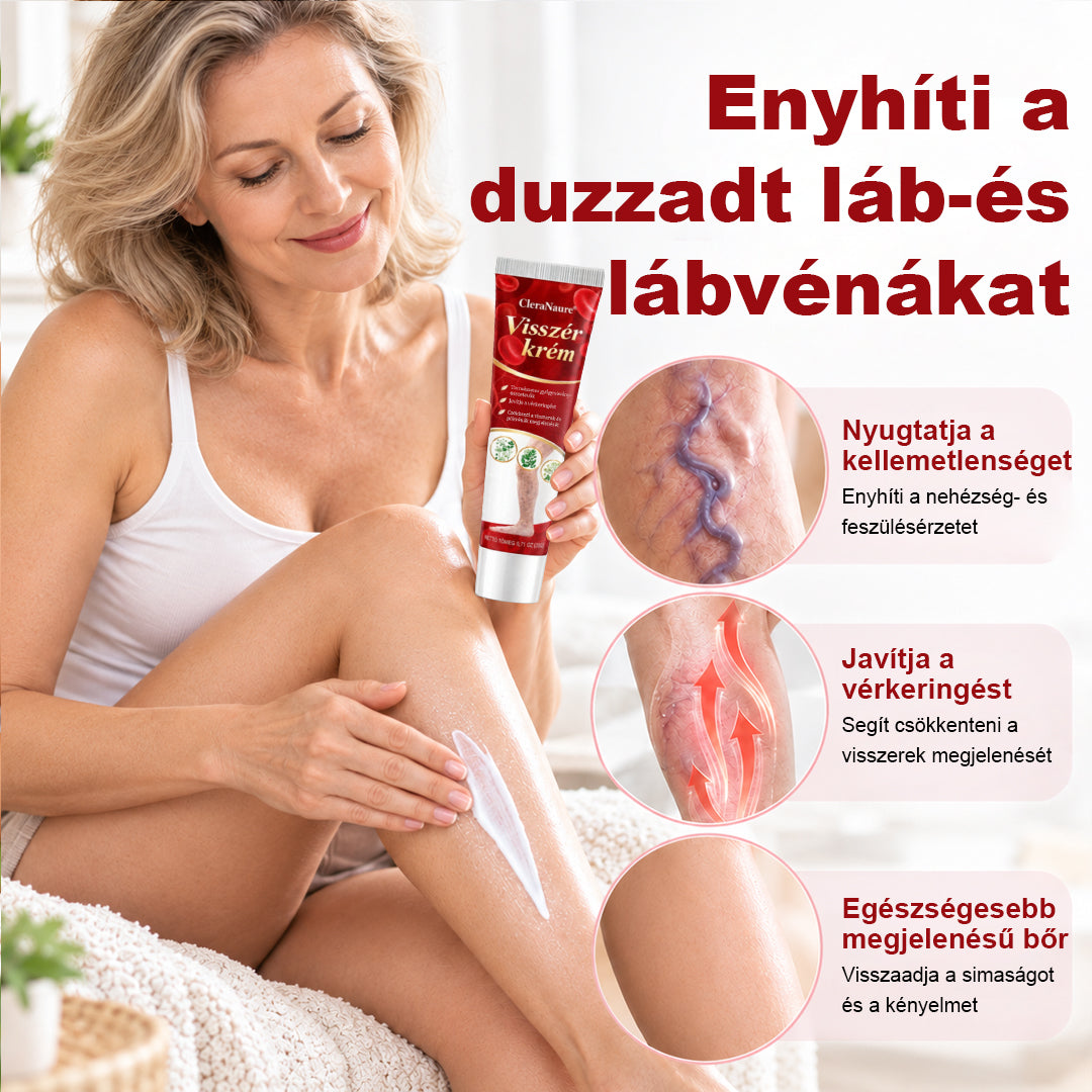 CleraNaure® visszérkezelő krém