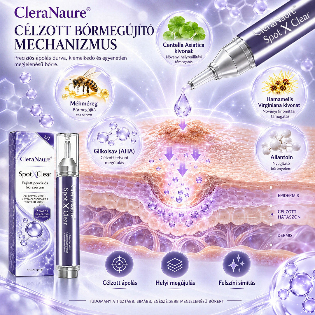 CleraNaure® SpotXClear Advanced Skin Precision Serum – Haladó precíziós bőrszérum
