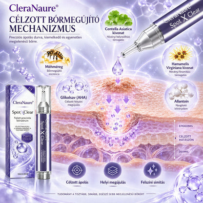CleraNaure® SpotXClear Advanced Skin Precision Serum – Haladó precíziós bőrszérum