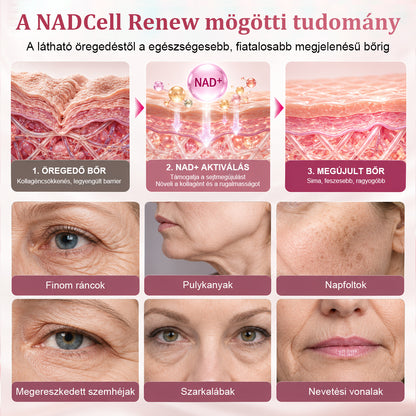 🥇CleraNaure® NADCell Renew – Fejlett NAD+ peptid szérum