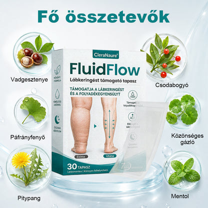 CleraNaure® FluidFlow Lábkeringést Támogató Tapasz
