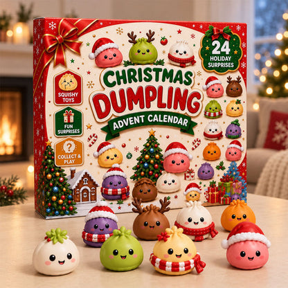 🎅 CHRISTMAS SPECIAL | 24 Days of Mini Squishies – Cute 2026 Advent Calendar with Daily Dumpling Surprises