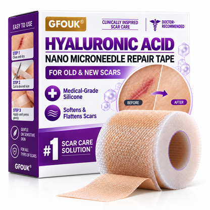 ✅GFOUK® Hyaluronic Acid Nano Microneedle Repair Tape🗽🎁